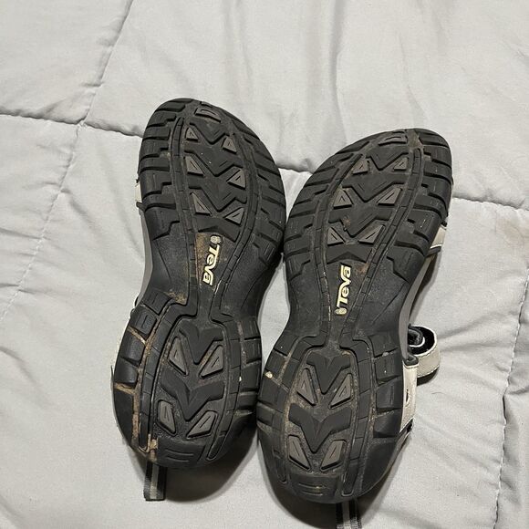 Teva Numa Womens Sports Sandals Size 7 Anatomic Footbed Smoc Pad Gray 4293 - Picture 7 of 9